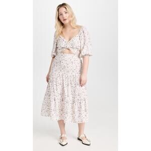 MINK PINK Hailey Midi Floral Dress NWT Size XL